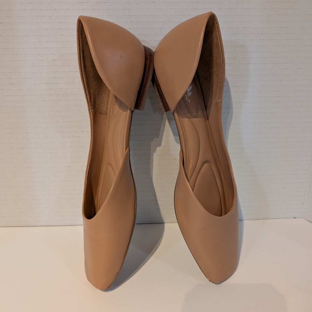 Antonio Melani Tan Flats Leather Sz. 7 1/2 - Picture 10 of 12